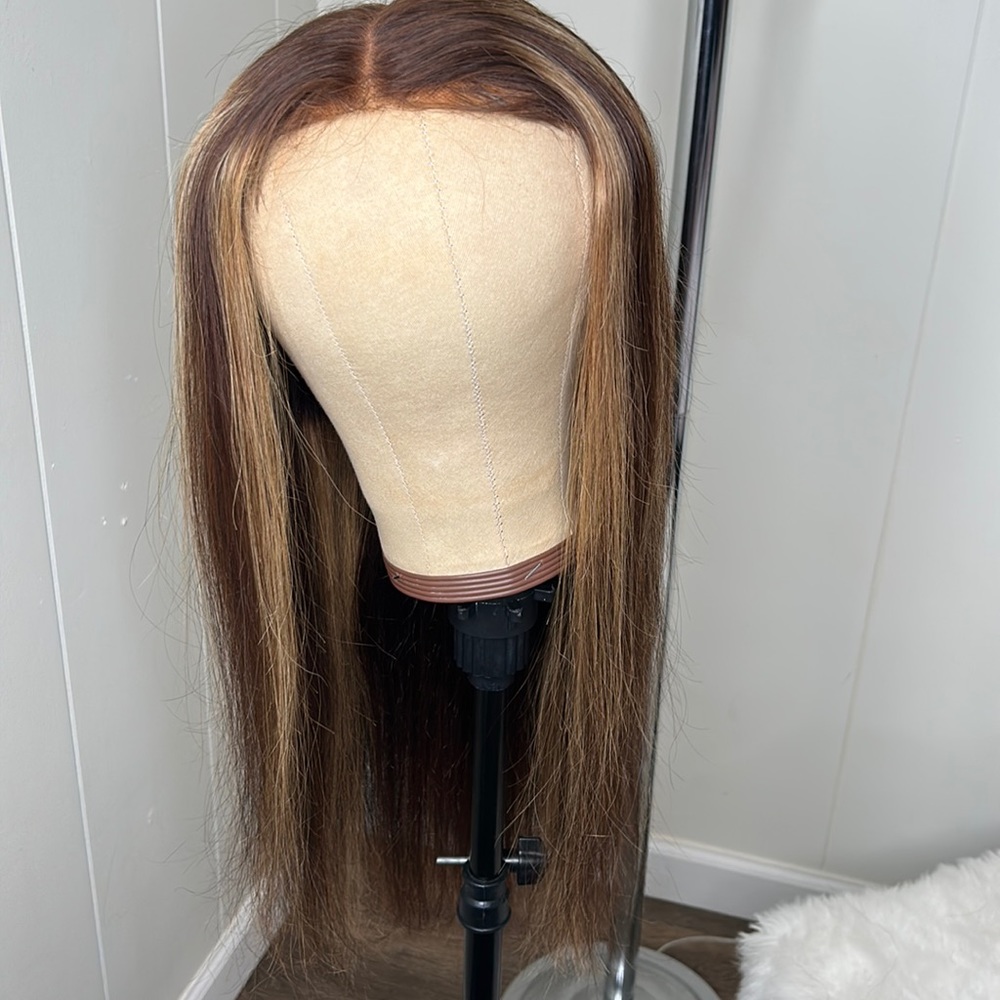 Straight highlight 22inch wig